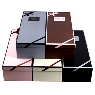 盒包花盒花束材料 长方礼盒致爱之心套装 鲜花包装 盒高档韩式