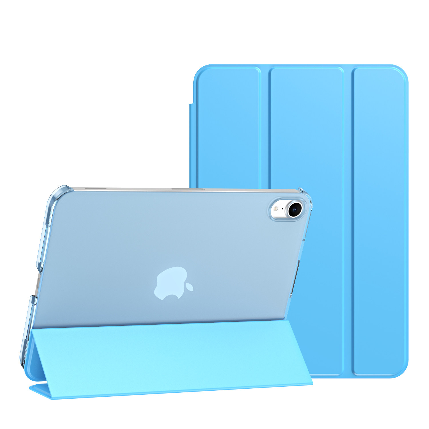 适用iPad Mini 7 保护壳 Mini 6 平板保护壳第7代自动唤醒和睡眠mini 5 mini 4 磨砂壳防弯防指纹超薄保护套