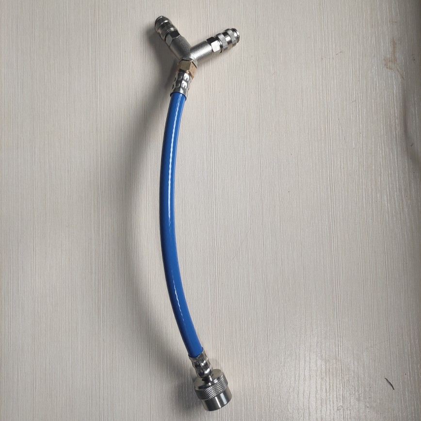 麻醉机呼吸机氧气管三通连接管一分二快速接头德尔格谊安通用配件