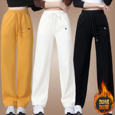 冬季加绒广场舞新款裤子跳操长裤