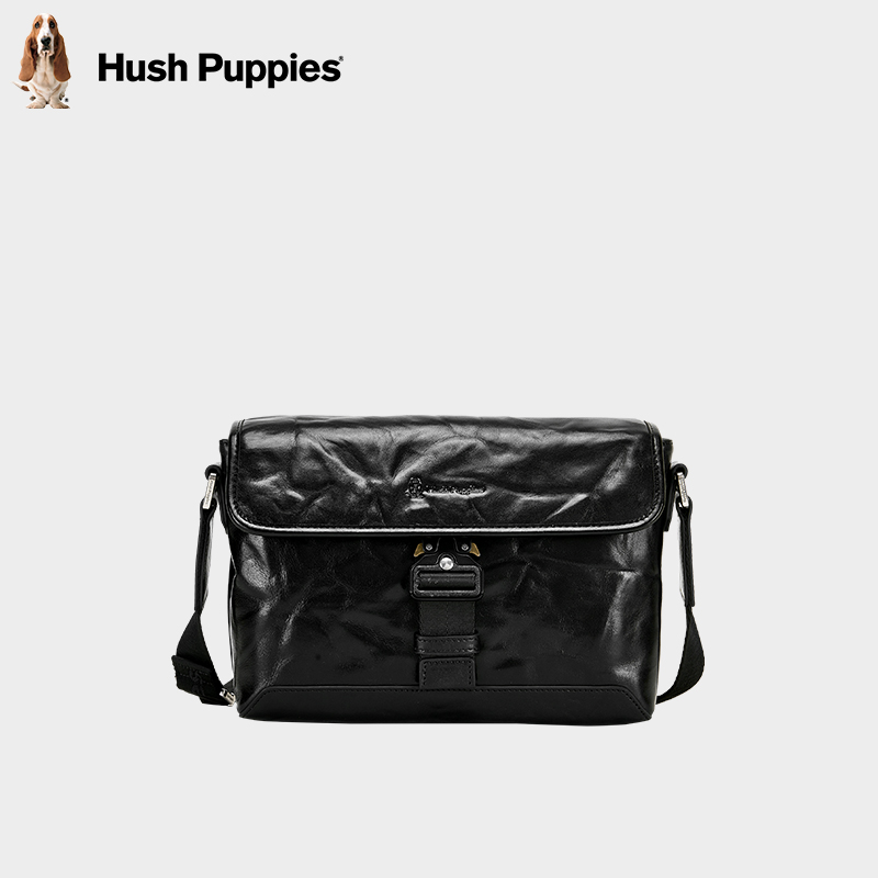 暇步士单肩斜挎包真皮时尚男包