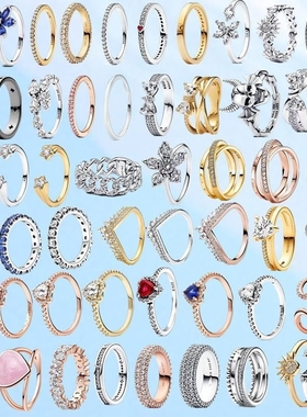 潘家戒指同款璀璨蝴蝶结