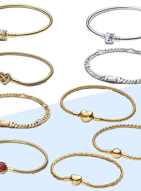 轻奢小众高级S925纯银麦穗蛇骨手链女新品多样式手饰送女友礼物