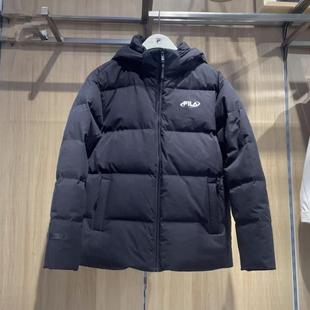 FILA斐乐男女装 2025冬款时尚休闲运动连帽保暖羽绒服F11U449902