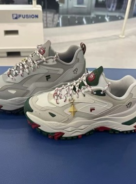 FILA斐乐潮牌情侣鞋2026年春圣诞节硬糖鞋T12W611012 T12M611012