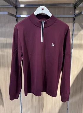 FILA斐乐2026年春新款男子基础运动休闲时尚编织衫上衣F11M618410