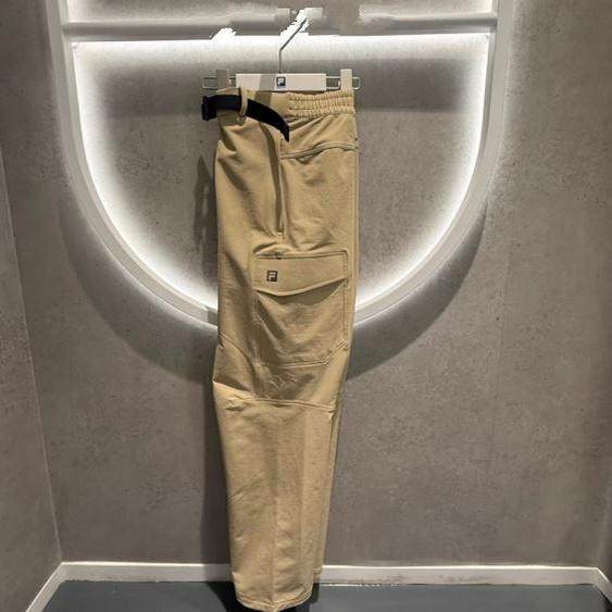 斐乐Fila正品25城堡新款男裤直口运动休闲工装梭织长裤A11M517802