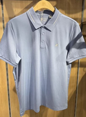 斐乐fila正品25夏秋新款男装休闲针织短袖POLO衫T恤F11M533106F
