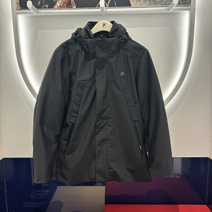 FILA斐乐2025年冬新款 运动休闲连帽两件套羽绒服F11M443505F 男装