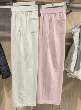 FILA斐乐2026年春季新款休闲时尚运动直口针织长裤F11W618612F