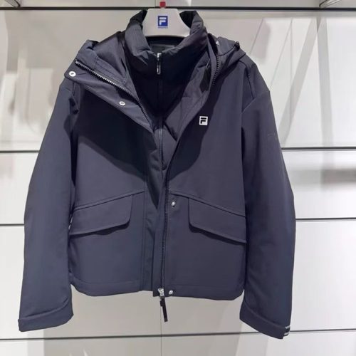 运动宽松保暖羽绒服两件套