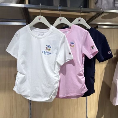 新款运动休闲修身针织短袖衫