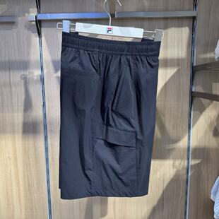 FILA斐乐男装 2025年早秋休闲运动梭织运动短裤五分裤F11M538804