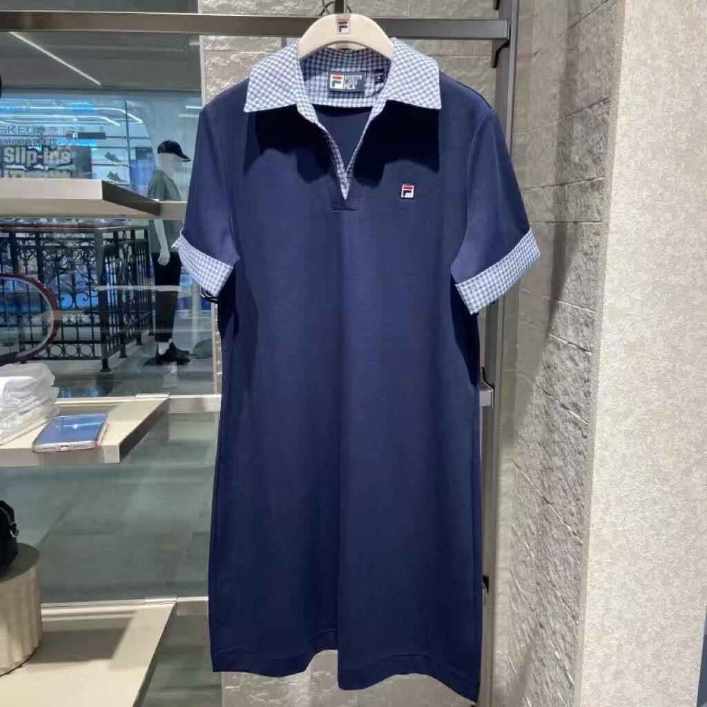 运动休闲舒适基础针织连衣裙