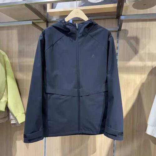 休闲运动百搭连帽梭织外套