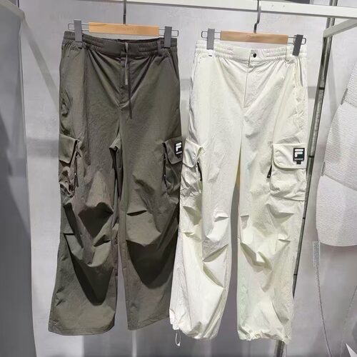 新款宽松工装裤阔腿裤休闲长裤