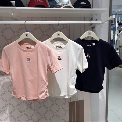 女装休闲运动针织圆领短袖T恤衫