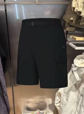 FILA斐乐2026年夏季新款男子休闲运动梭织五分裤短裤A51M521802