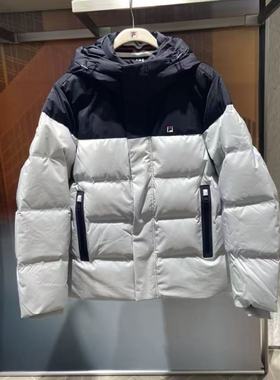 FILA斐乐2025冬季新款男子休闲运动时尚舒适保暖羽绒服F11M548902