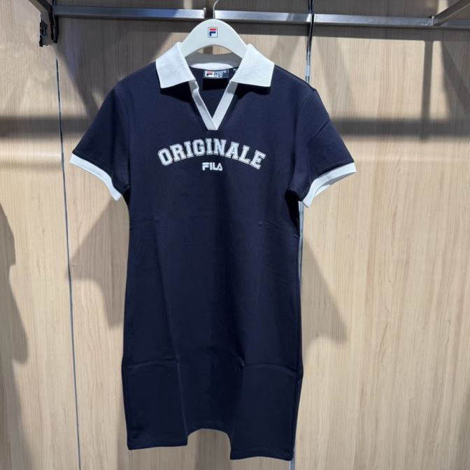 女装运动针织POLO短袖连衣裙
