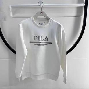 卫衣F11M448203 运动舒适针织圆领套头衫 FILA斐乐2025年冬新款 男装
