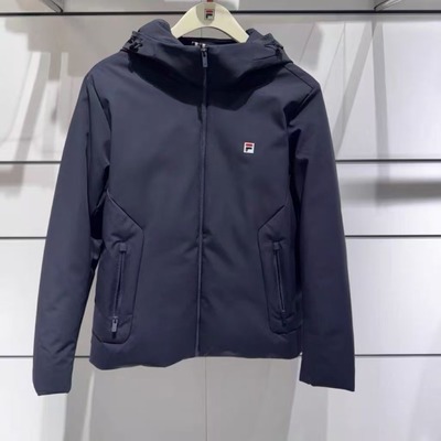 男子运动休闲保暖连帽羽绒服