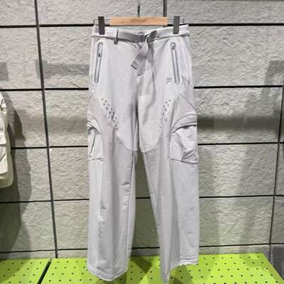 FILA女子运动潮流宽松梭织长裤