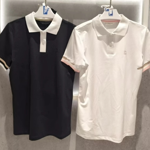 FILA斐乐2025夏新款女装高尔夫运动针织短袖POLO衫A11W525103F