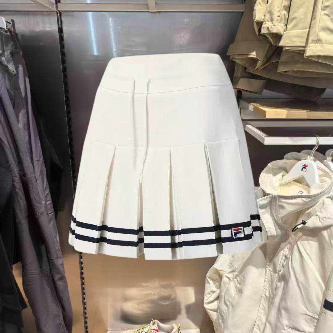 女子休闲舒适百褶半身裙运动
