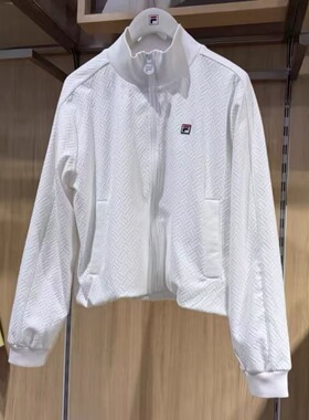 FILA斐乐2026年春新款女子网球系列宽松针织长袖外套A11W613505