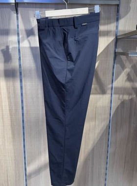 FILA斐乐正品25夏秋新款男裤运动休闲梭织直筒长裤F11M532802F