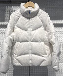 FILA斐乐女装2025年冬新款时尚休闲简约宽松立领羽绒服F11W344919