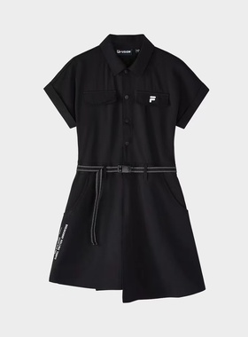 FILA斐乐潮牌夏季新款女子休闲梭织运动连体裤T11W326701