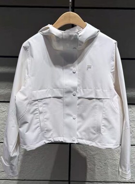 FILA斐乐潮牌2026年春夏新款女子时尚运动宽松梭织外套T11W625701