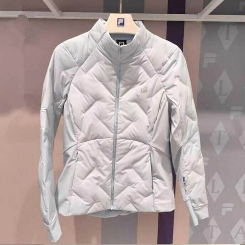 运动休闲修身鹅绒羽绒服FILA