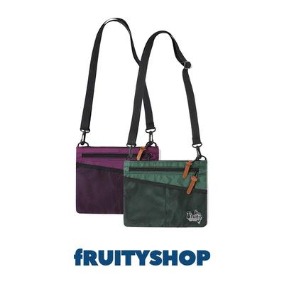 fRUITYSHOP｜Superfly Logo 网眼多功能户外露营徒步斜挎背包