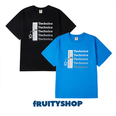 fRUITYSHOP｜technics pitch T恤 宽松休闲纯棉潮款短袖打底衫