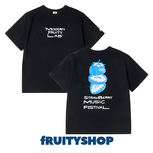 fRUITYSHOP｜草莓音乐节周边T恤新款短袖