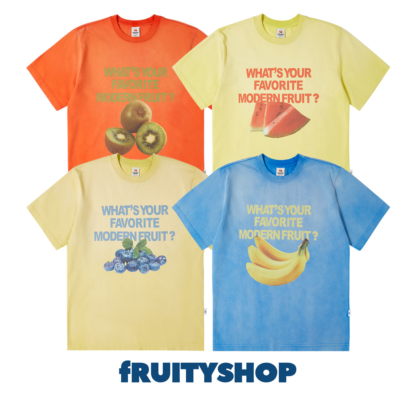 fRUITYSHOP摩登水果TEE印花短袖