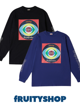 fRUITYSHOP｜JJ Whitefield-Earthology长袖TEE 宽松纯棉百搭T恤