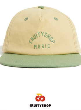 fRUITYSHOP | TRUCKER CAP FRUITY 帆布休闲帽街头休闲帽檐可弯