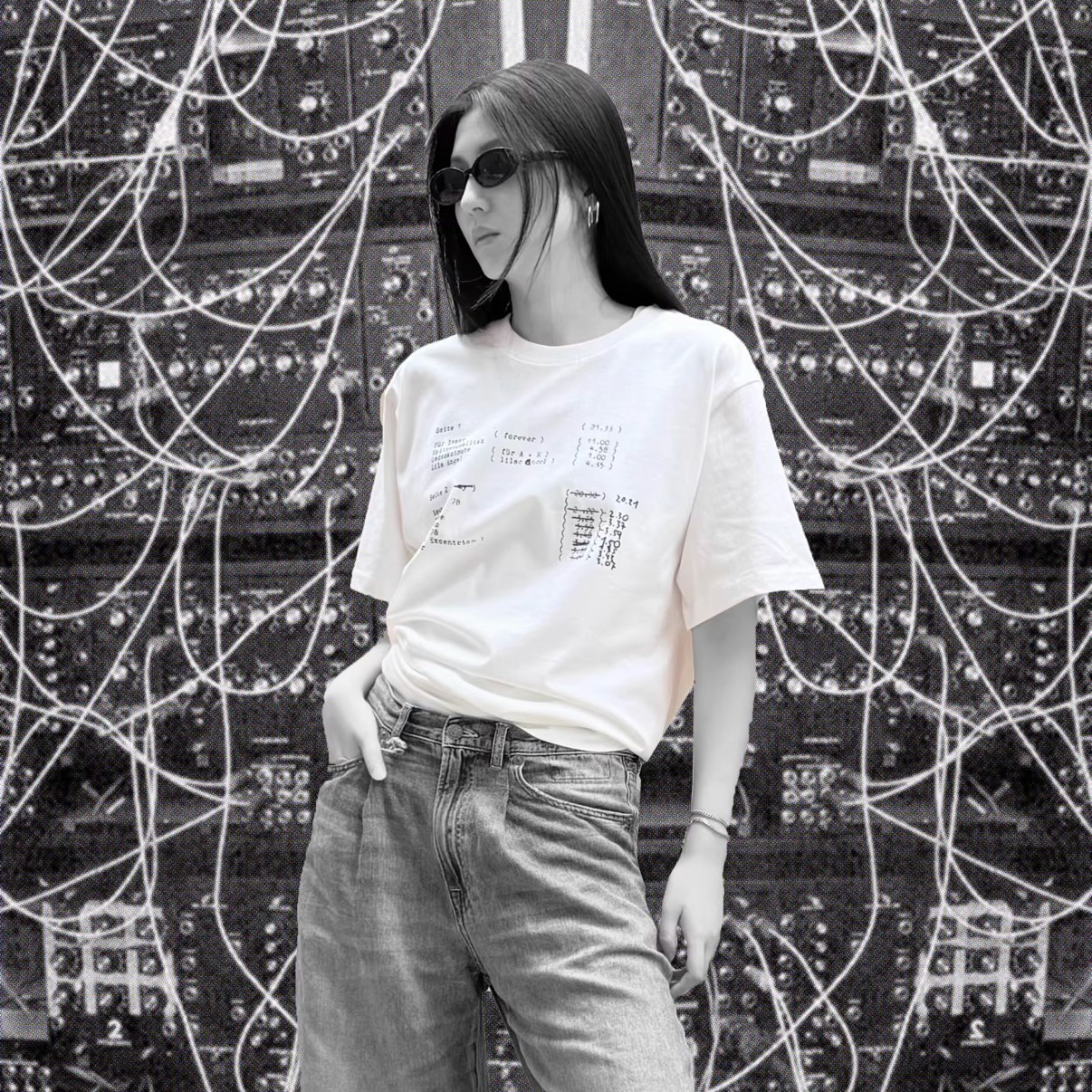 fRUITYSHOP｜NEU!联名简约T恤2 BIE别的时尚新款潮酷情侣短袖