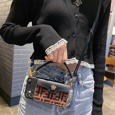 oppo reno5Pro+手机壳plus零钱卡包K5斜挎绳RENO5K淑女RealmeX2pro潮牌renoace2放卡findx3手提X2Pro镜头全包