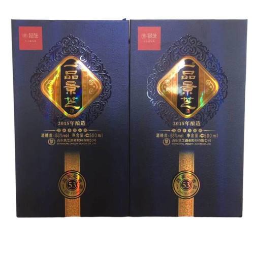 一品景芝吉品53度500ml*6瓶芝麻香型白酒整箱山东节日礼品自饮