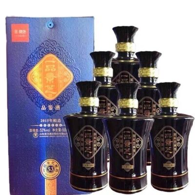 一品景芝吉品品鉴53度500ml*1瓶小包装芝麻香型白酒整箱6瓶礼品