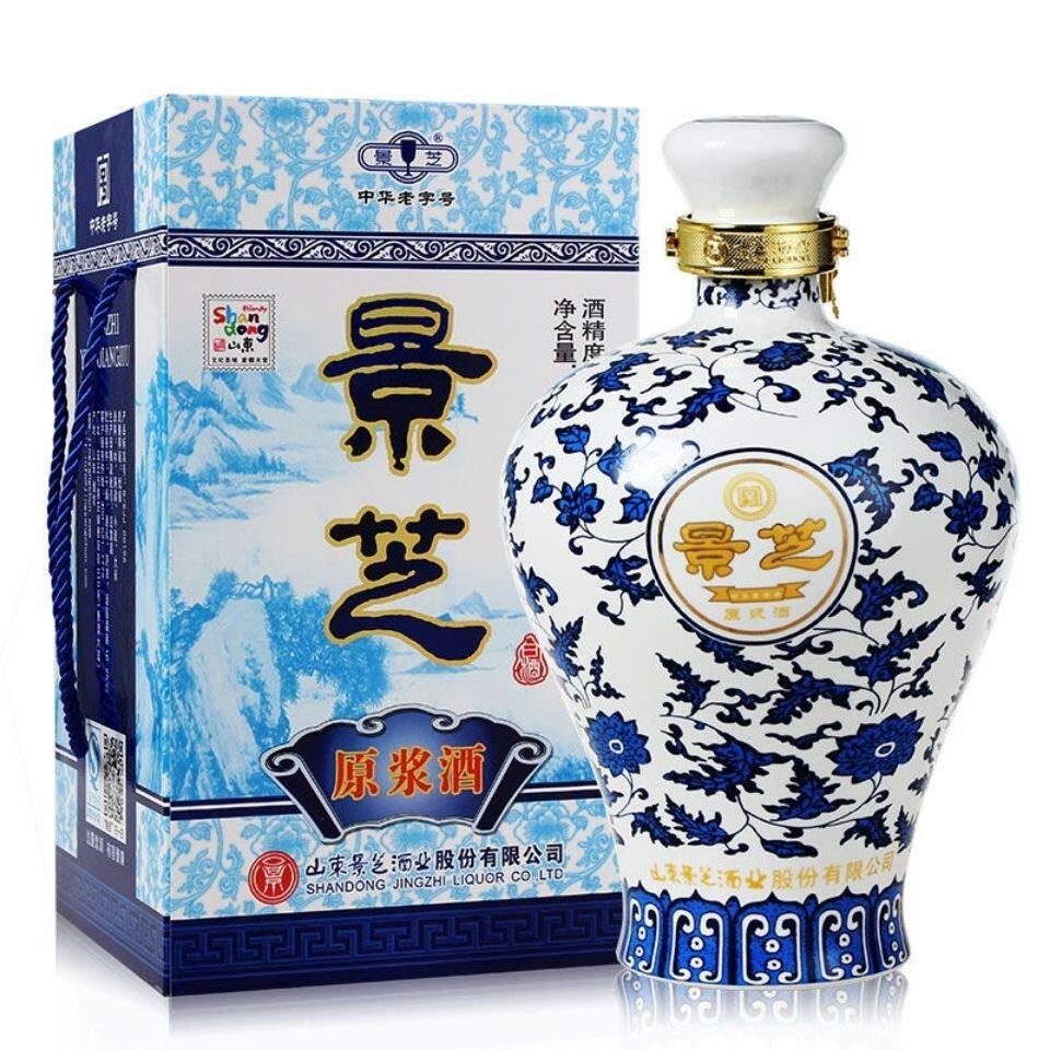 景芝原浆62度1500ml*4瓶景芝青花原浆固态法白酒整箱节日礼品大坛