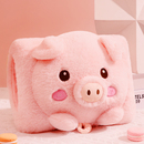 热水袋充电式 可爱女生用冬天敷肚子暖宝宝毛绒可拆洗卡通暖手宝套