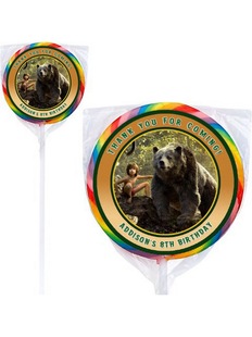 推荐款新款奇幻森林The Jungle Book派对糖果 个性化的棒棒糖