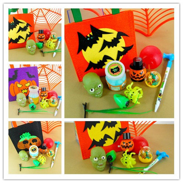 经典万圣节大礼包小朋友巫婆糖女巫酿礼物新奇特糖果玩具套装包