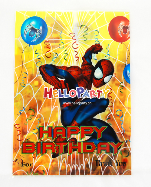 可爱卡通二次元动漫蜘蛛侠生日派对礼物袋 生日创意